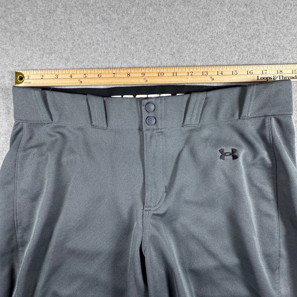 Under Armour Softball Pants Womens XL Grey Knickers Athletic HeatGear Practice - Picture 5 of 7